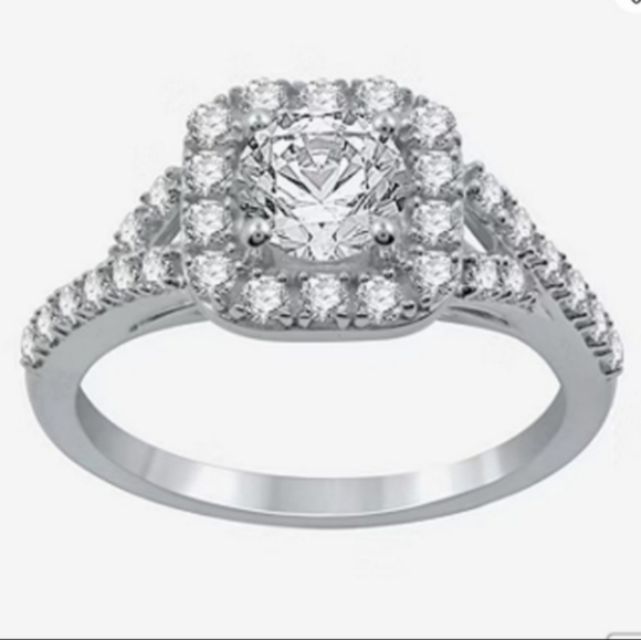 Limited Time $24 Women's Lab Created White Sapphire Sterling Silver - Picture 4 of 4